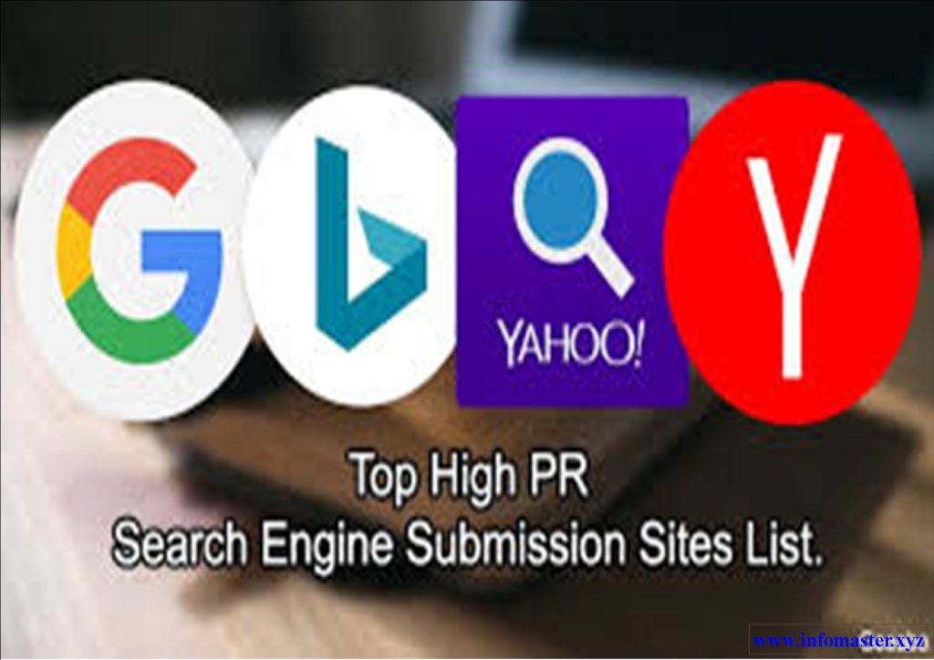 Top High PR Free Search Engine Submission Sites 