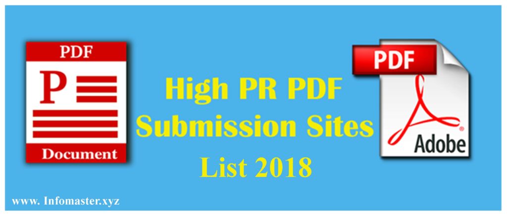 High PR Do Follow Free PDF Submission Sites 