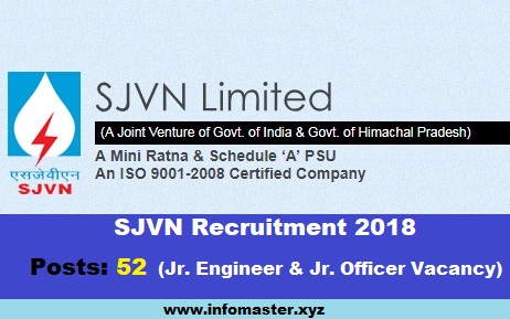 SJVN-Ltd-Recruitment 2018