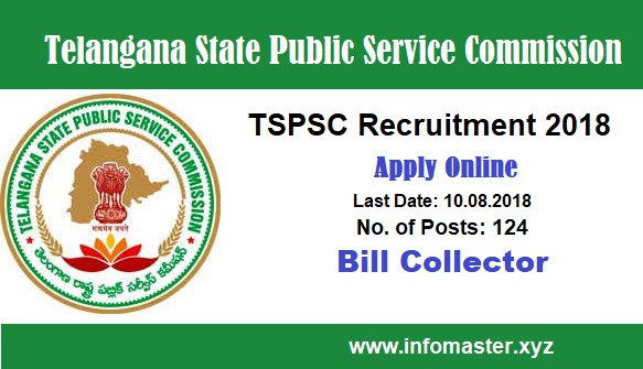 TSPSC Recruitment 2018 Bill Collector
