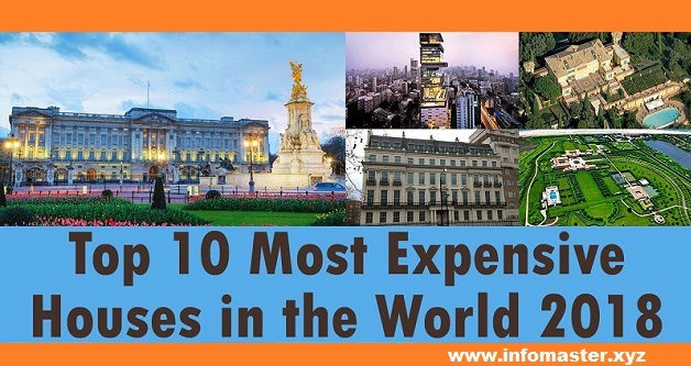 worlds top 10 most expensive houses in 2018