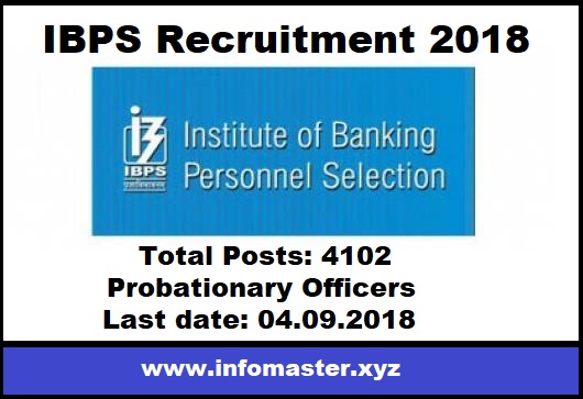 IBPS-Probationary-Officer Recruitment 2018