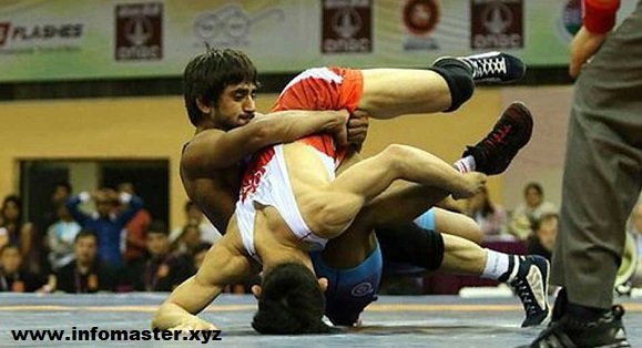 wrestler bajrang punia beat Japan's Takatani Daichi.