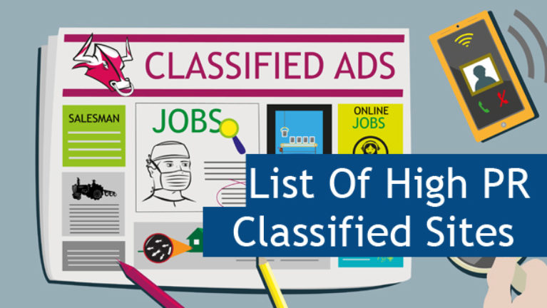 high pr free classified sites list