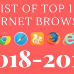 List of top 10 Internet Browsers 2018-2019
