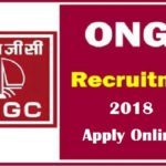 ONGC Recruitment 2018 Apply Online