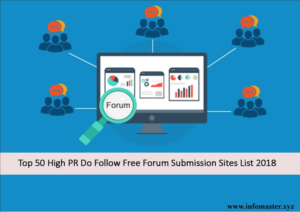 High PR Do Follow Free Forum Submission Sites List