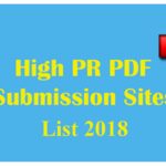 High PR Do Follow Free PDF Submission Sites