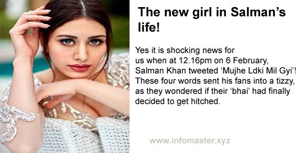 The new girl in Salman’s life