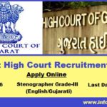 Gujarat High Court Recruitment 2018