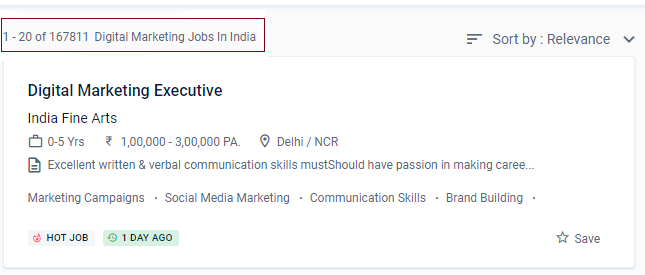 digital marketing jobs in india