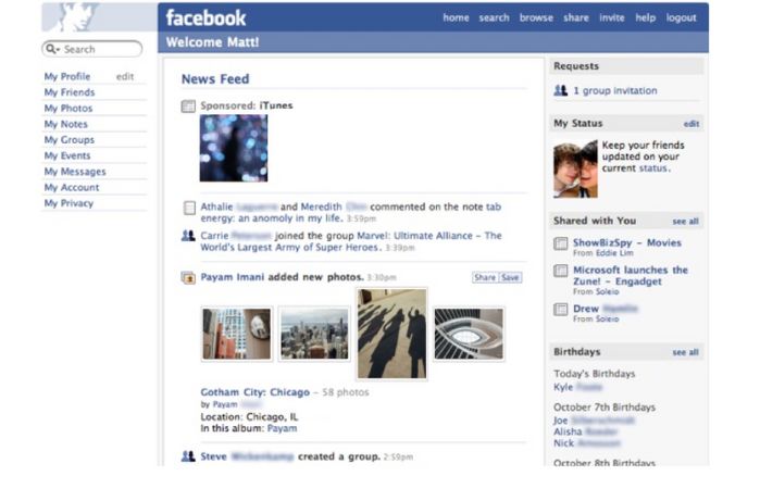 The Rise of the News Feed on FB