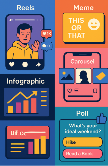 social media feed ideas