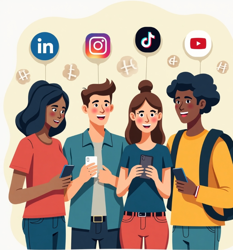 social media hashtags